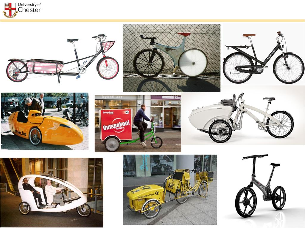 You may think about the diversity of uses and users you recognise The bikes that