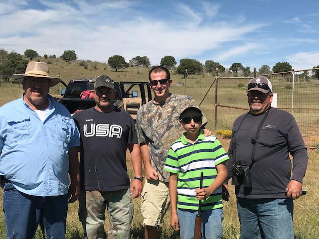 He was just completing his hunter safety course and was being mentored by Bart Davos, who by the way is the wounded first responder from Roswell PD that went on our Wounded Warrior hunt last year.
