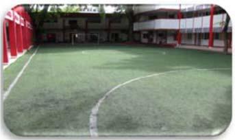 Artificial Grass Futsal Court Iskandhar School Supply and installation of an artificial turf futsal pitch as the