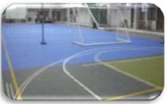 SportCourt Power Game Velassaru Maldives Supply and installation of the surface and design of the playing area with 4 games, Futsal,