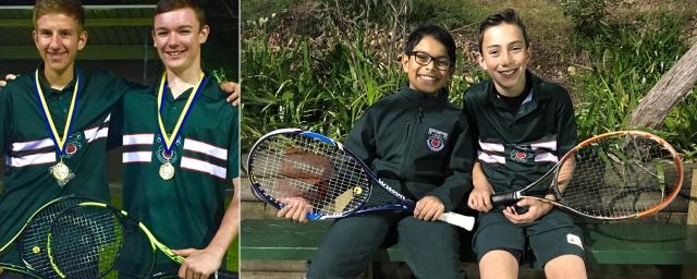 Hills Grammar Tennis Club Secondary Schools Tennis Challenge Congratulations to James Martin (Year 8) and Michael Harper (Year 8) who have once again done the Hills Grammar Tennis Club proud by