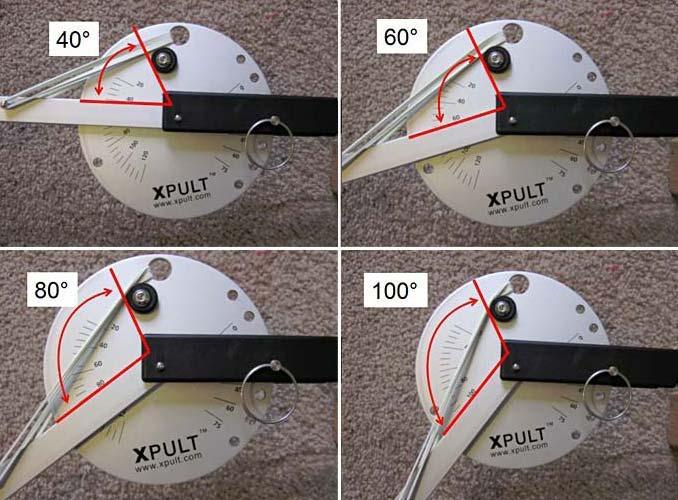 11 of 15 9/13/2018, 12:47 PM Figure 13. Use the markings on the metal disc to measure the swing angle.