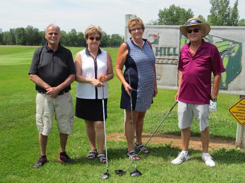 President Greg McNamara and Laurel Mattison were looking after the Putting Competition, while Pat Dell, John Van Koll and Allen Hillsden, who had organized