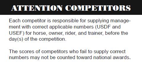 Important Competitor Information: No paddocks are available for use. A Preliminary schooling schedule will be posted at the show office. Please check for any updates.