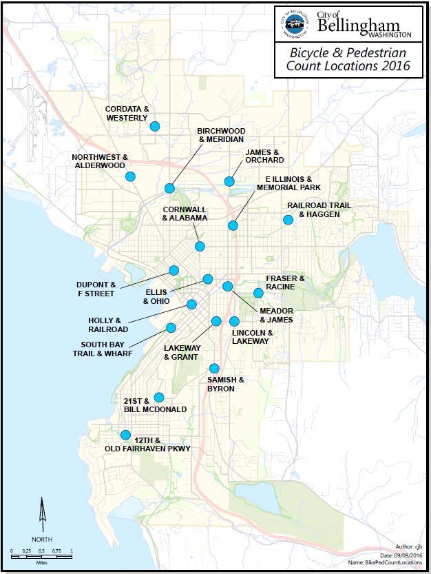 Data Collection: Installing Permanent Bicycle Counters (Cascade Bike Club + WSDOT Grant) 2008-2018