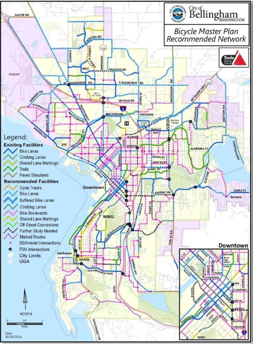 Approved October 2014 (Adopted BMP into Comprehensive Plan November 2016) In 6 years (2015-2020) City Council approved construction and funding in 6-Year TIP* for: 80 BMP bicycle network links 19 BMP