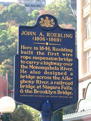Roebling s business was starting to boom, owing to a series of contract awards for suspension bridges.