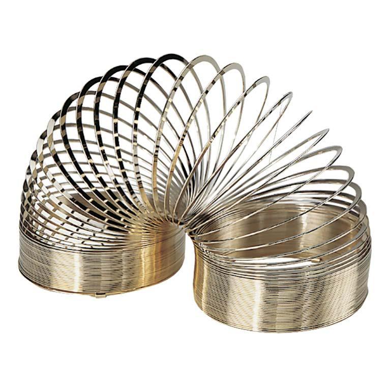 Why did the slinky bounce?