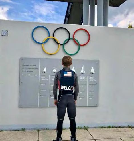 Ricky Welch participated in the 2018 Laser Radial Youth World