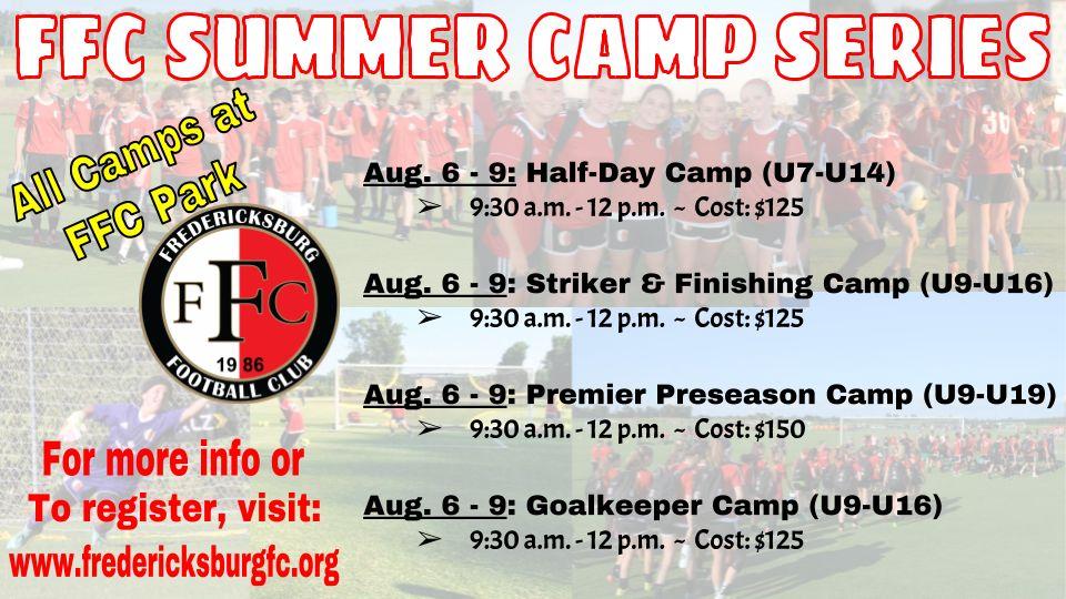 been hosting a series of camps throughout the year, varying from Recreational-Level Camp to Travel-Player-Level Camps.