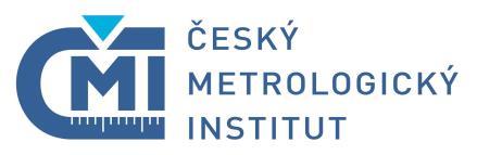 CZECH METROLOGY INSTITUTE Czech Metrology Institute Okružní 31, 638 00 Brno 1.
