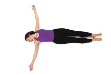 5 HEAD TURNED (both sides) Turn your head as far as it will easily go to each side in turn, looking along your outstretched arm Lie flat on your back, keeping your body as straight as possible Head