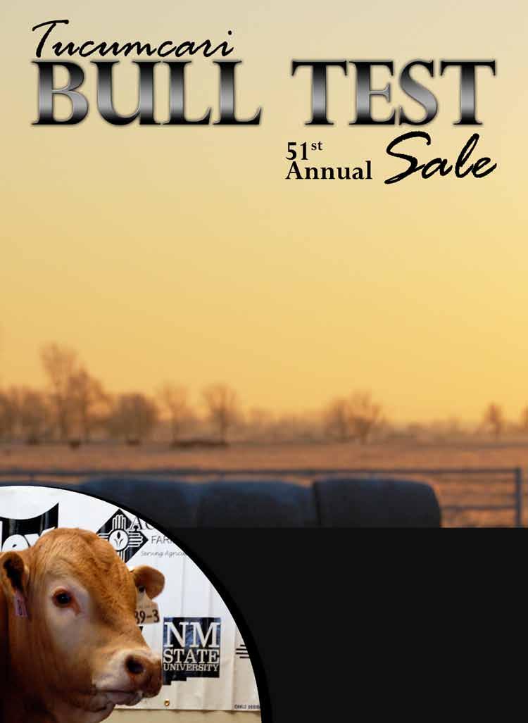 March 15 & 16, 2012 March 15 Pre-Sale Social and Dinner Location:Tucumcari Convention Center Time: 6 pm March 16 Performance Test Bull Sale Location: NMSU Ag Science Center Time: Lunch-11:30 am -