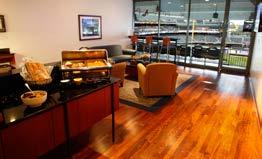LUXURY SUITES Take clients, employees and friends to the ballgame in style.