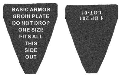 TM 10-8470-203-10 0006 Figure 10. Groin Plate Labels.