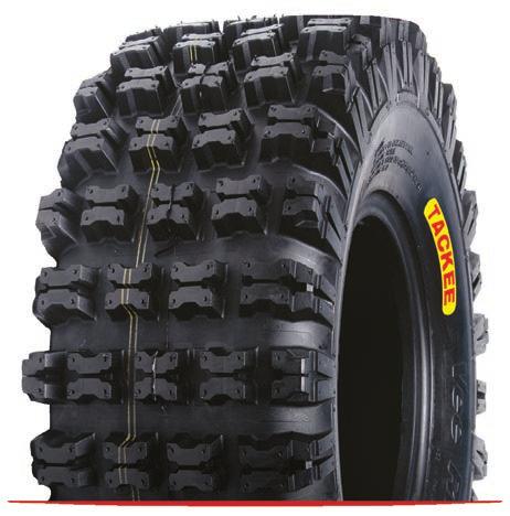 VRM 334 This tire is designed specifically with race motocross environments in mind, maintaining light weight and self-cleaning tread.
