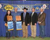 At the 2011 Canadian National Angus show we not only won Grand Champion Red Angus Female but also took home the Grand Champion Black Angus Female banner as well.