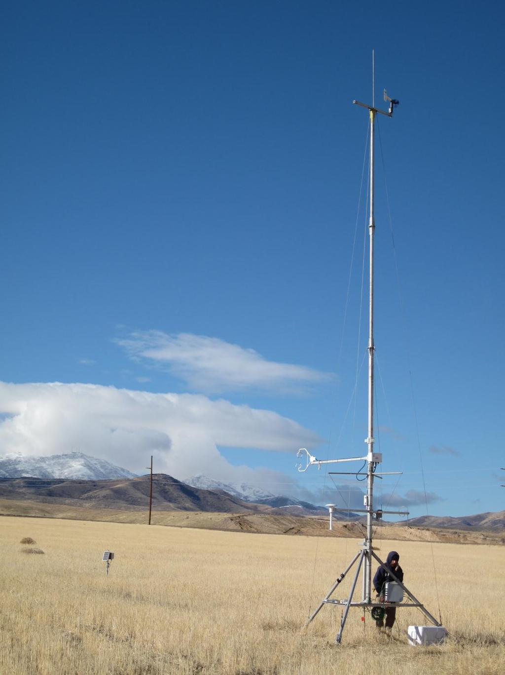 10m wind speed & direction Flux-PAM Instrumentation
