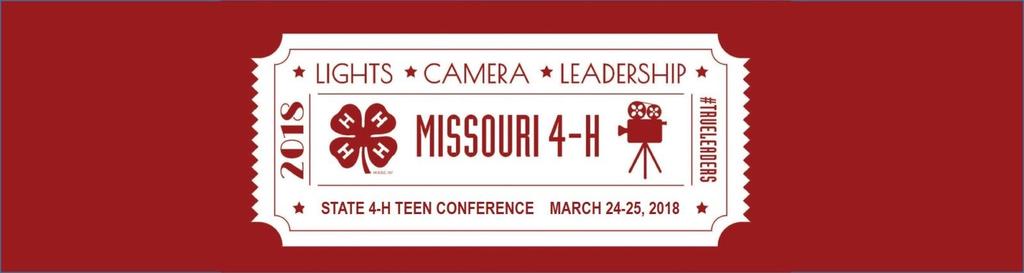 Teen Conference The State Council is pleased to announce the 2018 Teen Conference will be held March 24-25 at the Holiday Inn Executive Center in Columbia, Missouri.