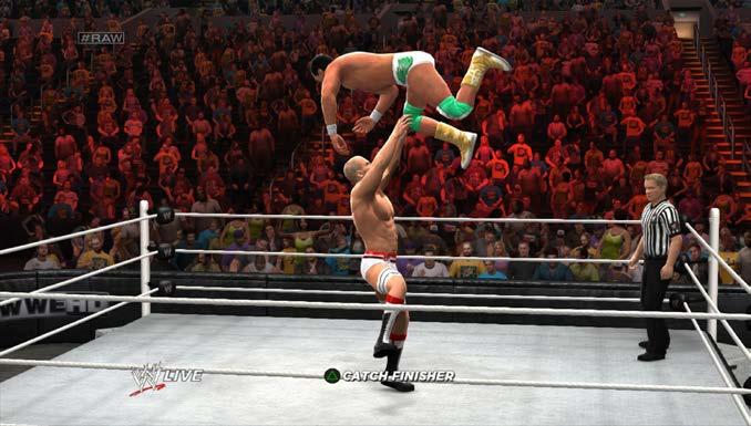 CATAPULT CATCH FINISHERS NEW! World s Strongest Slam Attitude Adjustment Tombstone Piledriver Codebreaker NOTE: Want to know if your Superstar has a Catapult Catch Finisher in his move set?