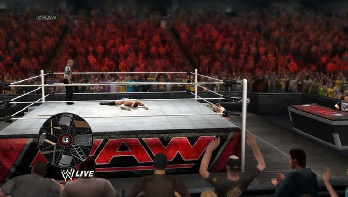 EXTREME RULES CONTROLS Run Into Ring With Object Throw Object Out of Ring Run Out of Ring With Object Remove Object Under The Ring Run toward ring while holding object While inside ring, push Left