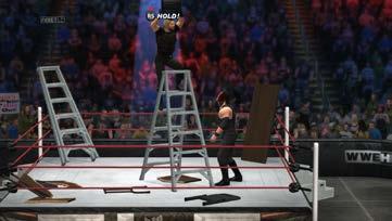 Run Up Ladder & Jump to Another Ladder Strike Ladder and Knock It Over Grab Ladder and Knock It Over Climb Down From Ladder Get Down From Top of Ladder Grab Suspended Object Weak Strike Strong Strike