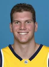 33 Chris Grimm Senior Forward/Center 6-10 240 Brighton, Mich. Brighton Saw limited action in Pepsi Blue & Gold Classic, suffering from the effects of a viral stomach flu.