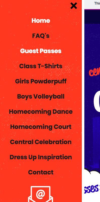 Website Student Council has designed a website to help distribute information about homecoming!