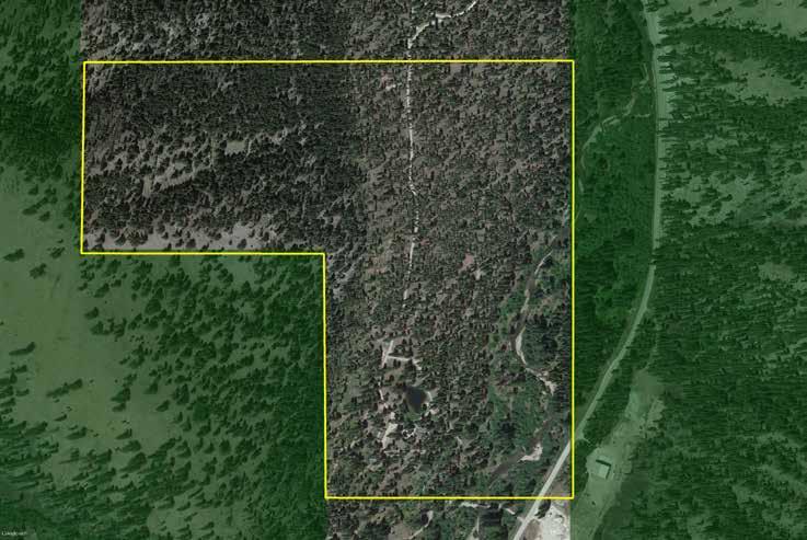 West Fork River Mountain Retreat - Aerial Map Notes: 1) This is an exclusive listing of Live Water Properties LLC; an agent of Live Water Properties must be present to conduct a showing.