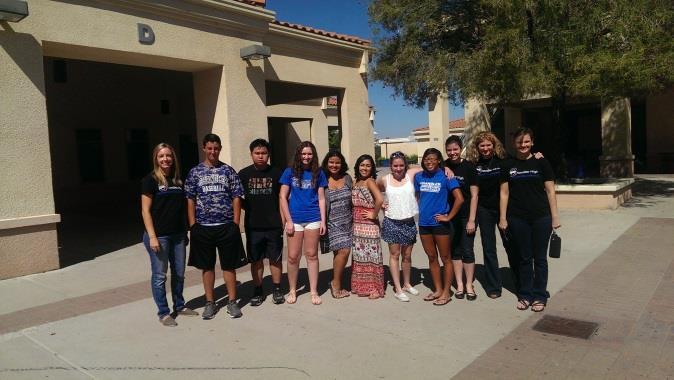 Chandler High School DECA, with the help of 1st hour teachers and their students, helped raise $1054.50 through the Pink Sneaker Drive to benefit the Susan G Komen Breast Cancer Foundation.