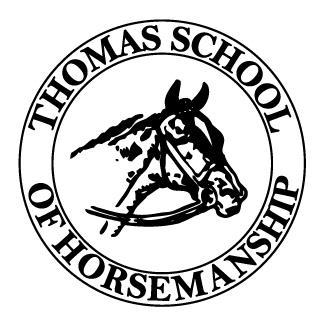 Thomas School of Horsemanship Indoor Winter Series To be held at Parkview Riding Center 989 Connetquot Ave.