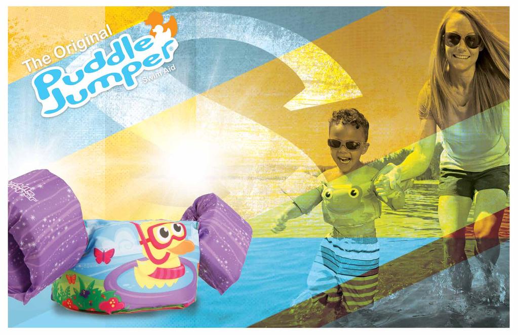 > PUDDLE JUMPER The Stearns Puddle Jumper Swim Aid, with its unique and comfortable design, gives your kids