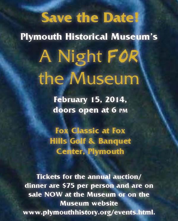 Plymouth Historical Museum 155 South Main Street Plymouth, Michigan 48170 http://www.plymouthhistory.org http://www.facebook.