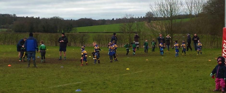 The pitches held up reasonably well considering the recent continued rainfall and most age groups reported an enjoyable and succesful morning of Rugby.