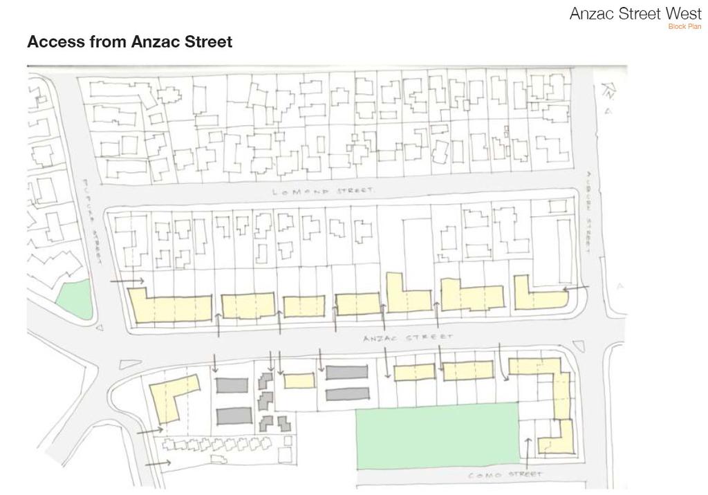 Anzac Street Plan