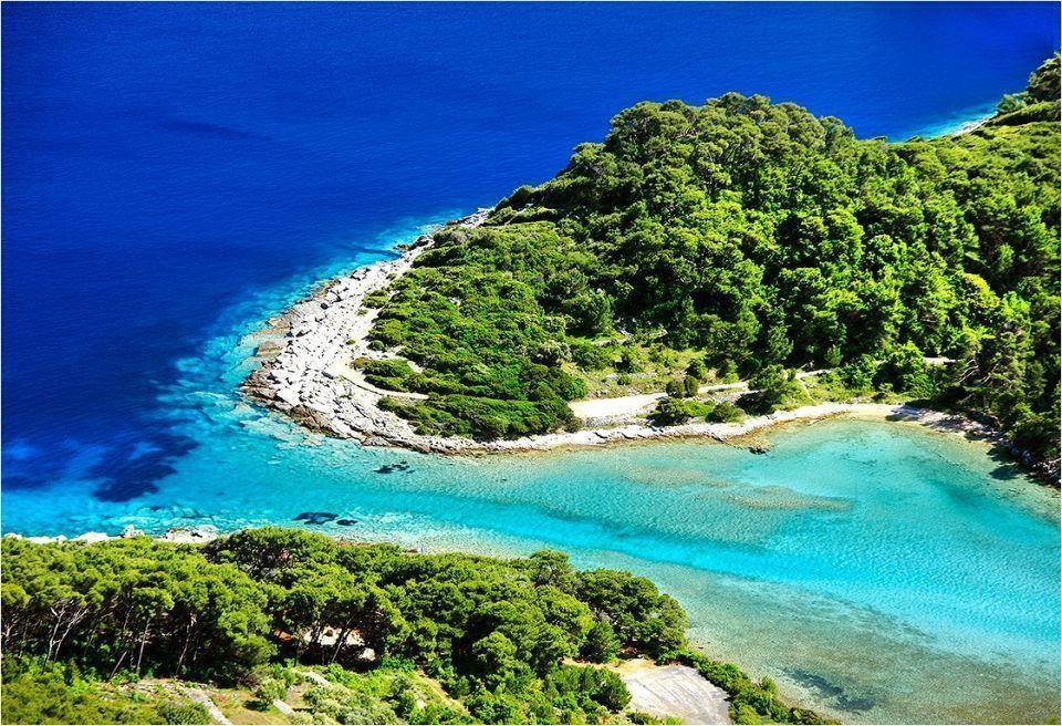 hidden coves on Kornati Islands.
