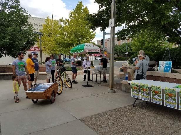 It was modeled after the Open Streets concept that temporarily closes a street to motorized traffic, allowing the street to be used for other community activities.