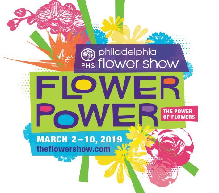 The 2019 PHS Philadelphia Flower Show Flower Power! will highlight the stunning influence and impact flowers can have on our daily lives.