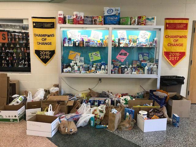 Loveland Middle School HURRICANE RELIEF EFFORT Way to go LMS! Job well done!