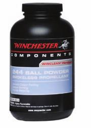 99 1lb - WIN2441 NEW Winchester 244 This new Ball Powder is ideally suited to 38 Special, 45 Auto, and 9mm standard loads.