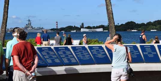 Tour Highlights Magnificent Tropical Beauty, Fascinating Traditions, Rich History USS Arizona Memorial The Pearl Harbor Memorial Museum & Visitor Center features historically comprehensive galleries,