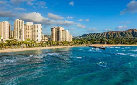 Enjoy Deluxe Resorts Luxurious Accommodations, Private Lanais, and White Sand Beaches Oahu ~ 3 Nights Waikiki Beach Marriott Resort & Spa Steps from world-famous Waikiki Beach with a view of Diamond