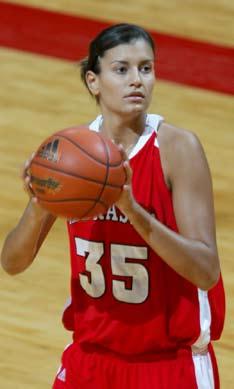 Nebraska women's basketball 2007-08 Jessica PERIAGO 6-4 Freshman Center Toulon France (National Sport School) 35 Freshman (2007-08) One of the top young players in France, Jessica Periago played for