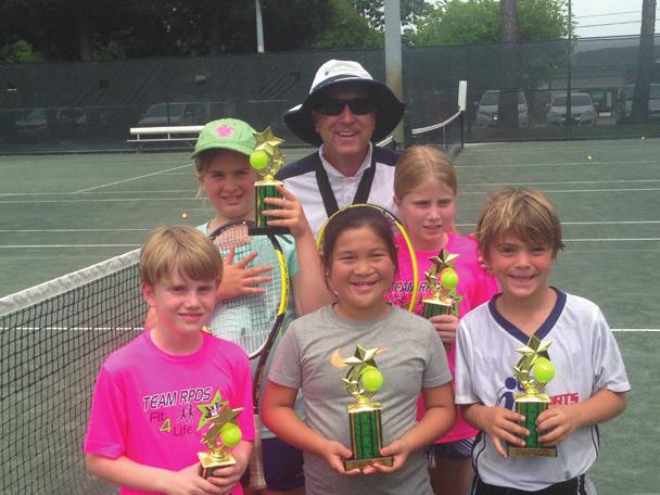 TENNIS UPDATE April Showers Bring May Flowers for the 8 and under Red Ball Crew! The 12 Beginner Team finished 3rd in the their division at the Florida Yacht Club on April 11th!