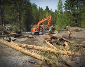 Supporting Salmon & Steelhead Reintroduction Stream Restoration A half-century after salmon and steelhead were blocked from their natal spawning grounds in the Upper Deschutes basin, historic