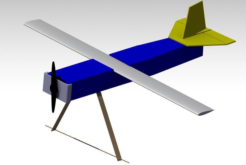 The concept used in determining the fuselage, elevator and rudder dimensions are as shown in figure 1 i.e. conventions to be followed for a balanced plane.