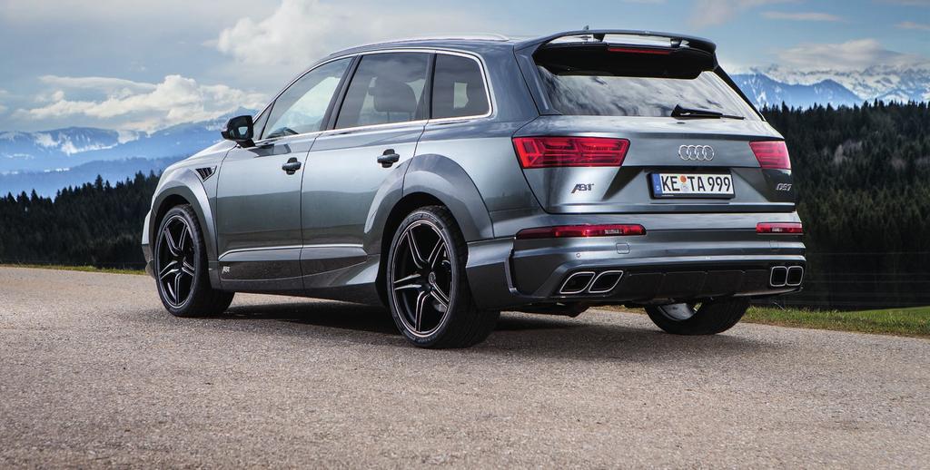 ABT Q7 The narrow-body version, with no fender extensions, also underscores the chic design,