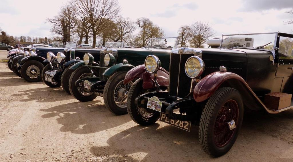 A day later, on April 23 rd, the Vintage Register of the MG Car Club began an event at the opposite end of the