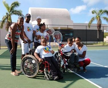 Tennis for Everyone!!!! ATA launched a tennis program for persons with special needs in Anguilla.