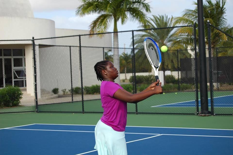 I m using tennis as a vehicle to empower children and develop the total child, Lake responds.